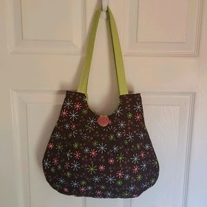 Retro purse handbag Atomic Brown Green Pink Blue